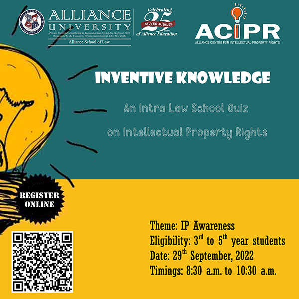 Inventive Knowledge: An Intra Law School Quiz on Intellectual Property Rights