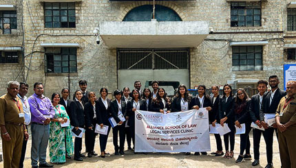 Alliance University Legal Services Clinic Members Visit Central Jail