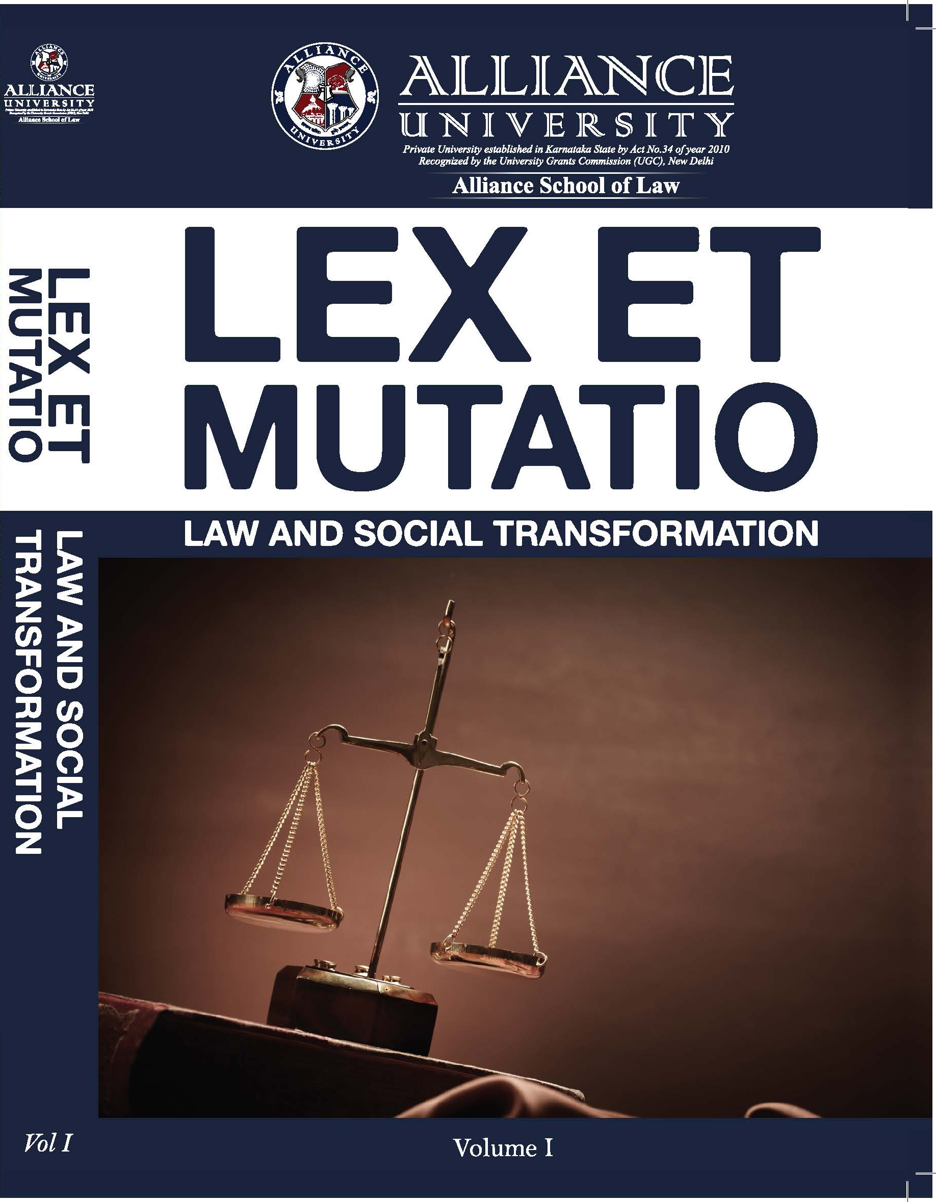 LEX ET MUTATIO - Volume 1