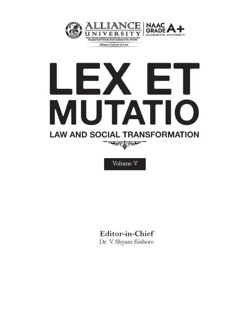 LEX ET MUTATIO - Volume 5