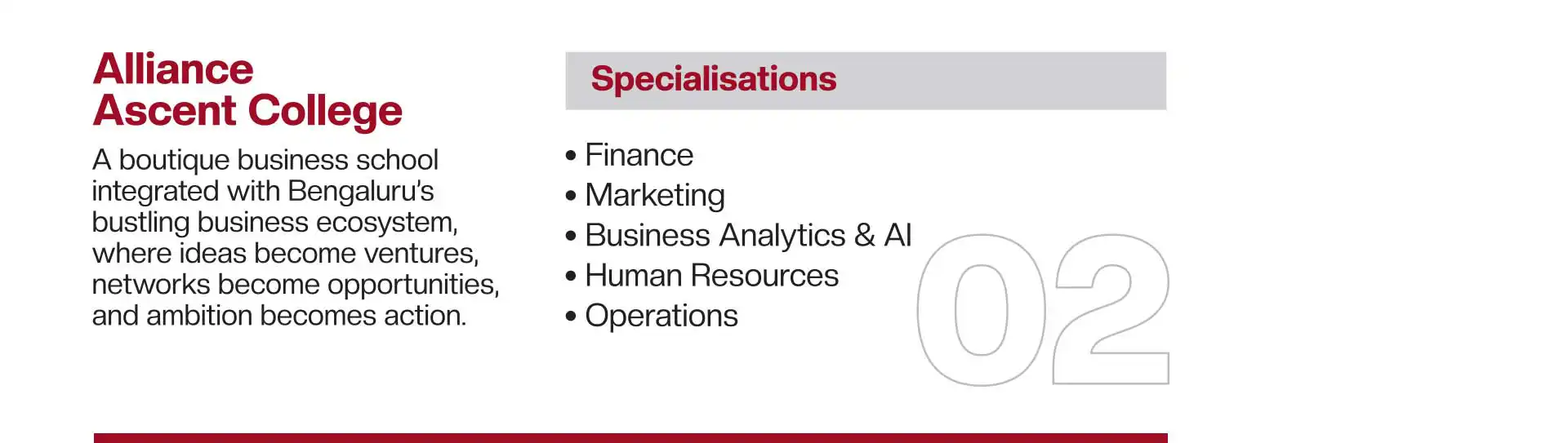 MBA programme information