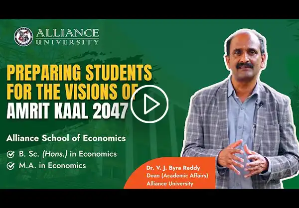 Alliance School of Economics | Dr. V. J. Byra Reddy