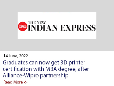 Graduates can now get 3D printer certification with MBA degree, after Alliance-Wipro partnership