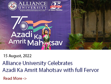Alliance University Celebrates Azadi Ka Amrit Mahotsav with full Fervor
