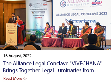 The Alliance Legal Conclave VIVECHANA Brings Together Legal Luminaries from all over the Country onto One Platform