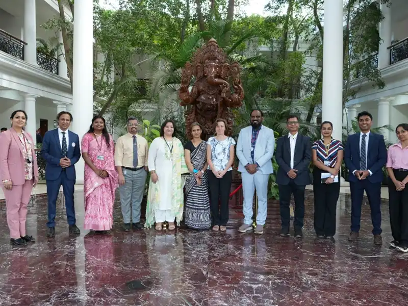 Delegation visit to Alliance from Honorary German Consulate (Annette Baessler, Deputy Consul General at the German Consulate in Bengaluru), SCEAD Foundation, Anthem Bioscience