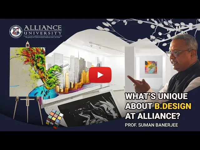 What's Unique About B.Design at Alliance? | Prof. Suman Banerjee