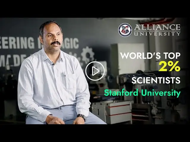 World's Top 2% Scientists | Dr Jyotishkumar P | Alliance University