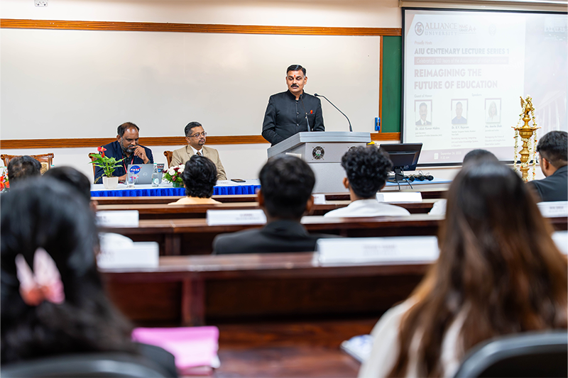 AIU Centenary Lecture Series at Alliance University 11
