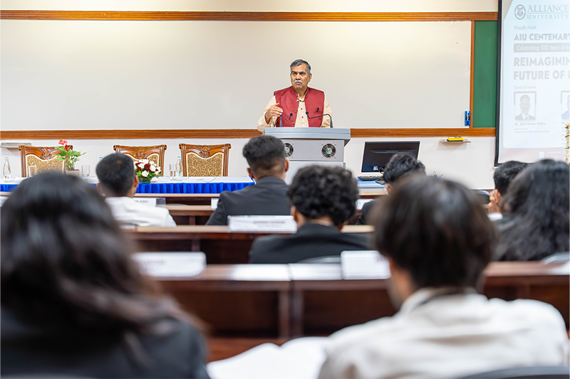 AIU Centenary Lecture Series at Alliance University 7