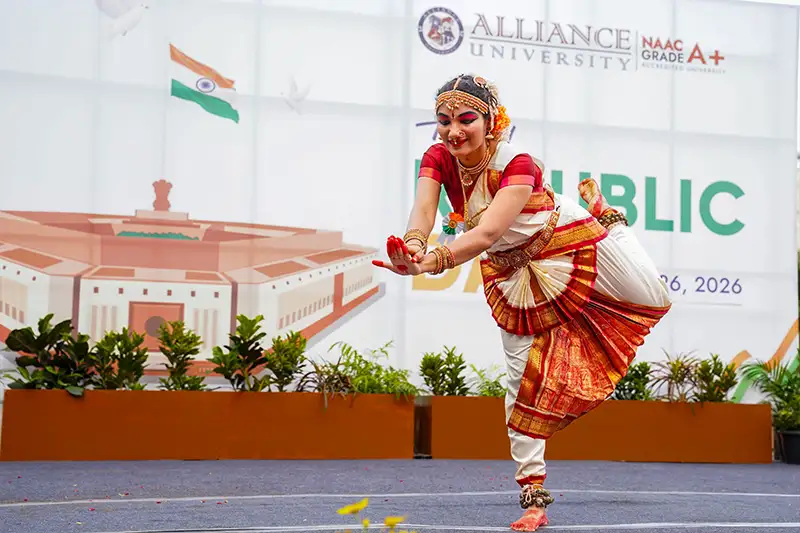 Alliance University Commemorates the 77th Republic Day in Honour of India's Constitutional Foundation  - 5