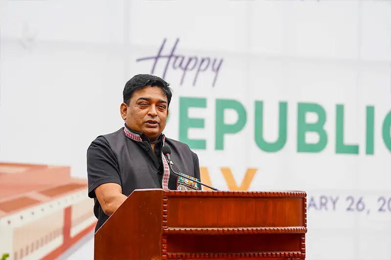 Alliance University Commemorates the 77th Republic Day in Honour of India's Constitutional Foundation  - 8