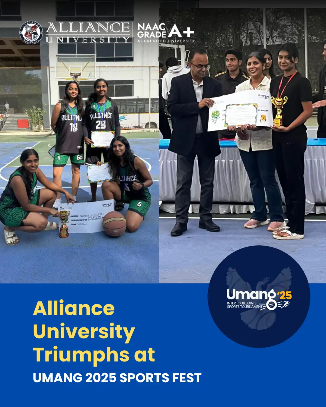 Alliance University Excels at UMANG 2025