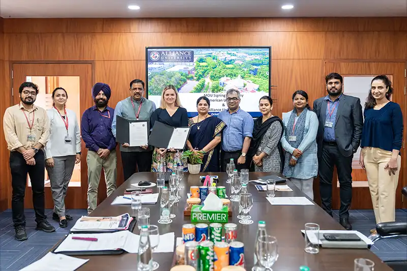 Alliance University Signs MoU with American University, Washington, D.C.