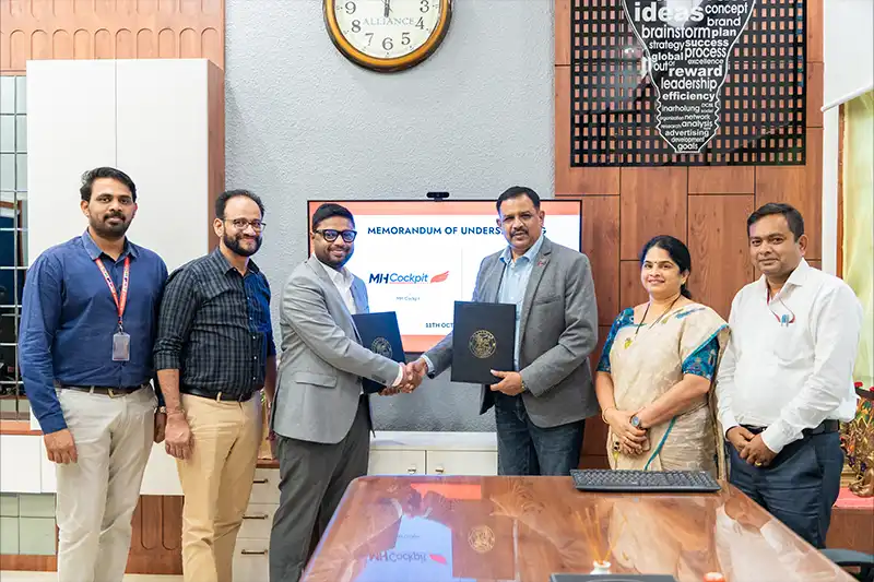 Alliance University Signs MoU with MH Cockpit to Strengthen Aviation Education - 4