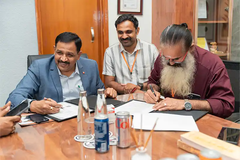 Alliance University Signs MoU with Sevadhi Museum Indological Research Institute 3