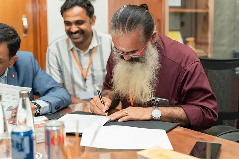 Alliance University Signs MoU with Sevadhi Museum Indological Research Institute 4