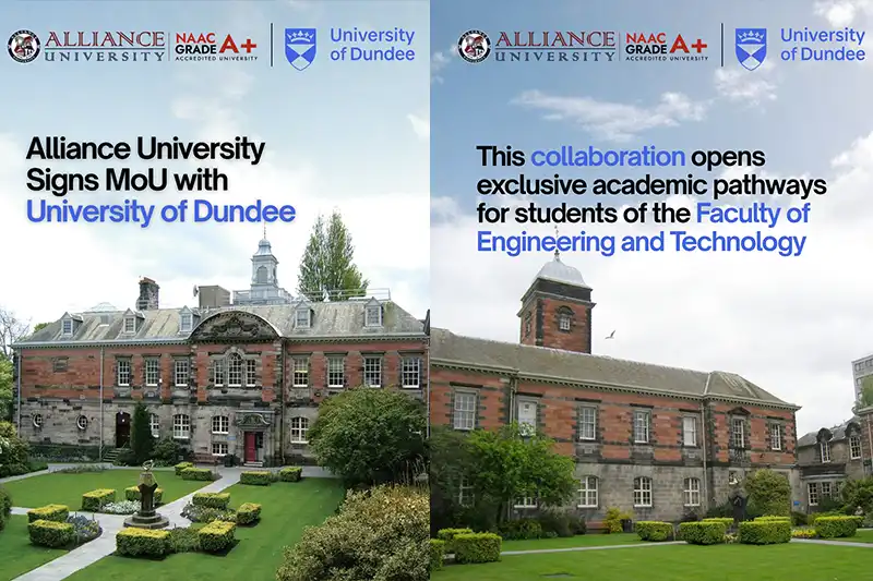 Alliance University Signs MoU with the University of Dundee, United Kingdom