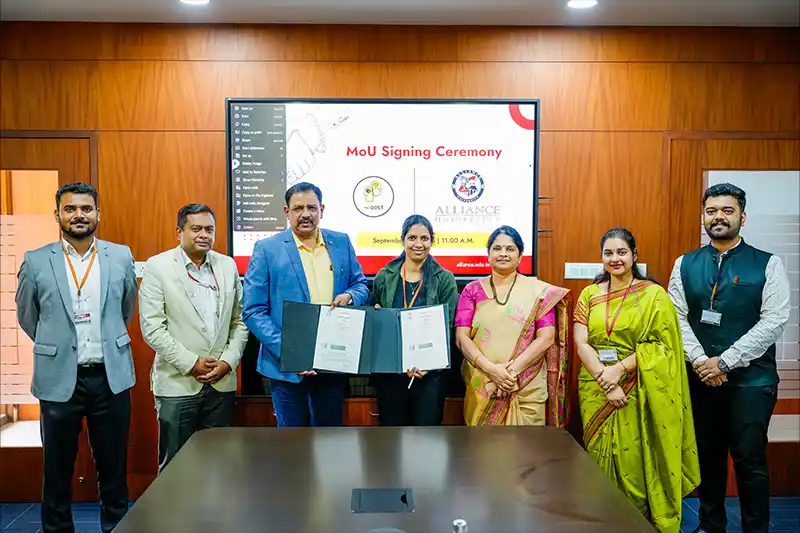 Alliance University Signs MoU with YourDOST for Student Emotional Wellbeing 1
