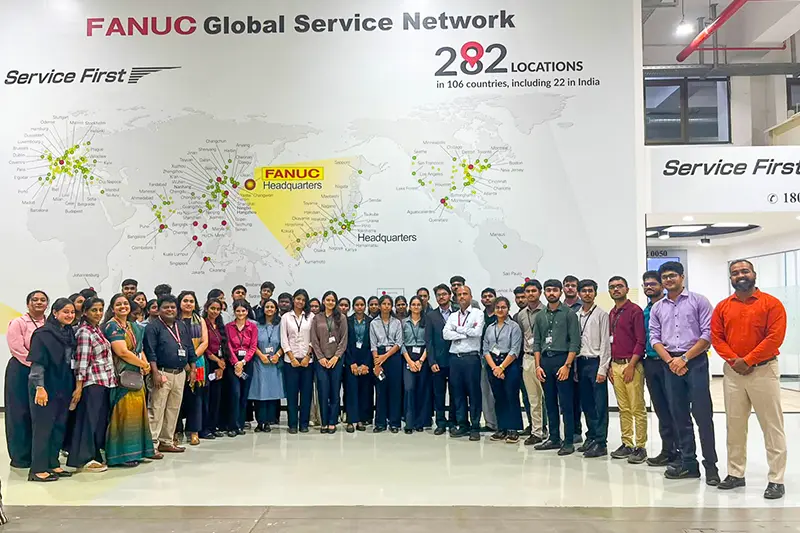 Advanced Computing Students Visit FANUC India for Industry Exposure - 1