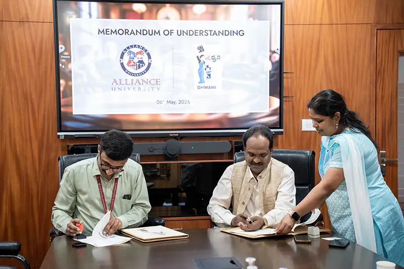 Alliance School of Law Signs MoU with Dhwani Legal Trust to Advance Legal Aid and Rights Awareness - 2
