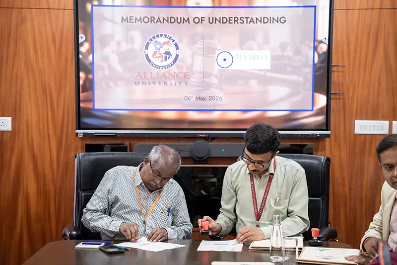 Alliance School of Law Signs MoU with MAARGA Bangalore to Strengthen Community Legal Outreach - 3