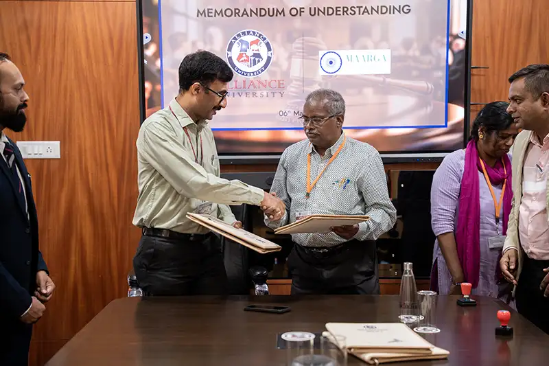Alliance School of Law Signs MoU with MAARGA Bangalore to Strengthen Community Legal Outreach - 4