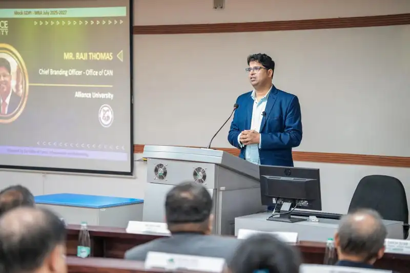 Alliance University Conducts Mock GDPI Session for MBA Students