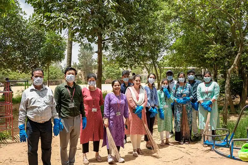 Alliance University NSS Cell Drives Environmental Awareness at Government Girls High School, Anekal 9