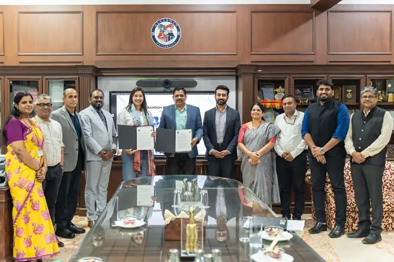 Alliance University signs of a Memorandum of Understanding (MoU) with the Anju Bobby High Performance Center 2