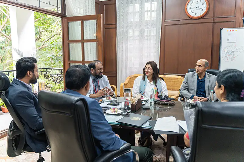 Alliance University signs of a Memorandum of Understanding (MoU) with the Anju Bobby High Performance Center 3