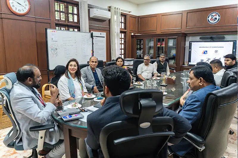 Alliance University signs of a Memorandum of Understanding (MoU) with the Anju Bobby High Performance Center 4