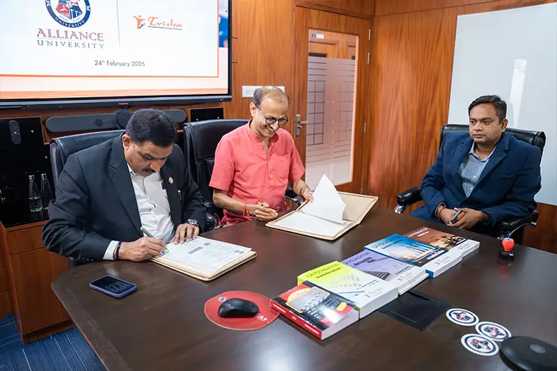 Alliance University Signs MoU with Ace Trisha Education Private Limited for Integrated CA Preparation - 2