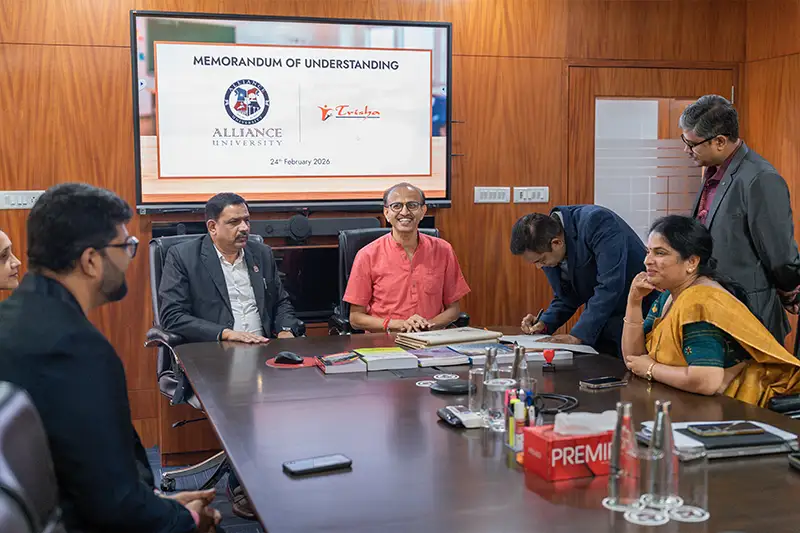 Alliance University Signs MoU with Ace Trisha Education Private Limited for Integrated CA Preparation - 4