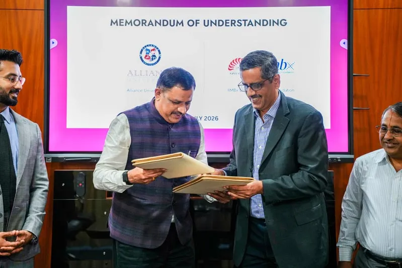 Alliance University Signs MoU with IIMBx Digital Learning Foundation for MBA in FinTech- 5