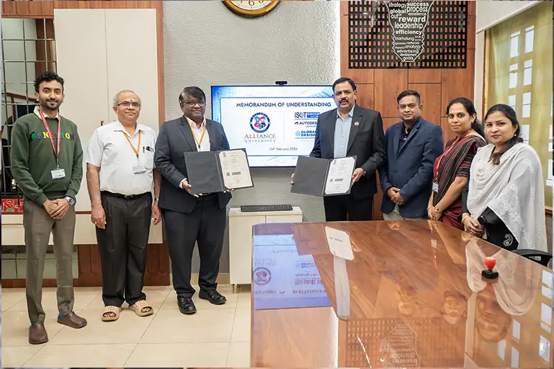 Alliance University Signs MoU with ISCT Autodesk to Strengthen Industry Collaboration