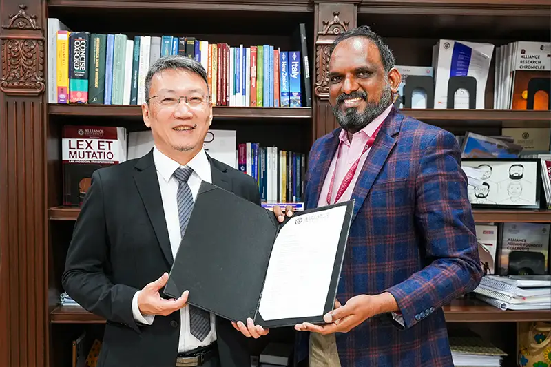 Alliance University Signs MoU with National Chung Cheng University, Taiwan, to Strengthen Global Research Collaboration - 5