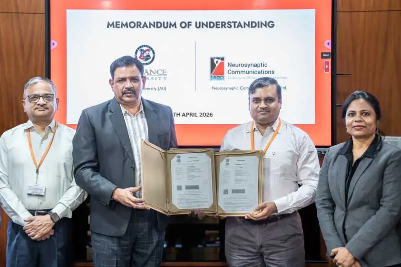 Alliance University Signs MoU with Neurosynaptic Communications Pvt. Ltd
