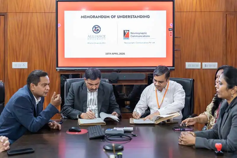 Alliance University Signs MoU with Neurosynaptic Communications Pvt. Ltd - 4