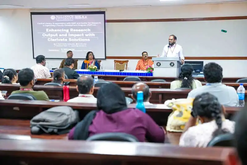 Faculty Development Program on Enhancing Research Output and Impact Held at Alliance University