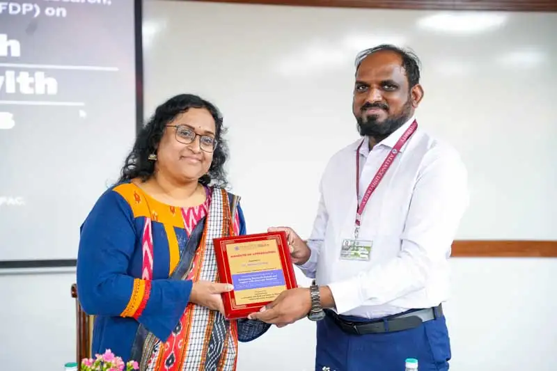 Faculty Development Program on Enhancing Research Output and Impact Held at Alliance University - 11