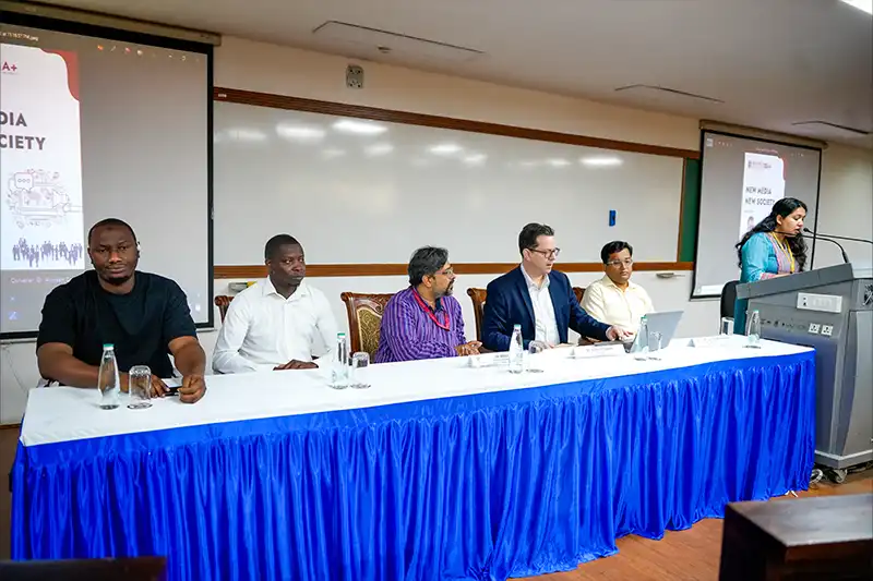 Guest lecture titled “New Media, New Society” by Dr. Glenn Muschert, Professor at Khalifa University, UAE.