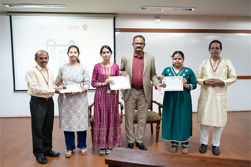 Hindi Diwas Celebration 2025 at Alliance University 1