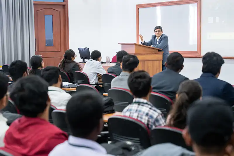 Industry Expert Session with Mr. Sandeep Jain Engages Students at Alliance School of Advanced Computing
