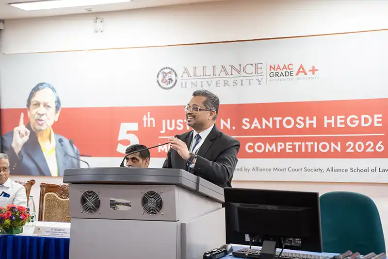 5th Justice N. Santosh Hegde Moot Court Competition Concludes at Alliance University - 12