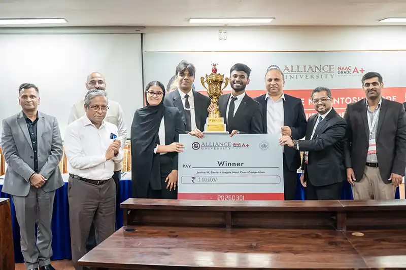 5th Justice N. Santosh Hegde Moot Court Competition Concludes at Alliance University - 16