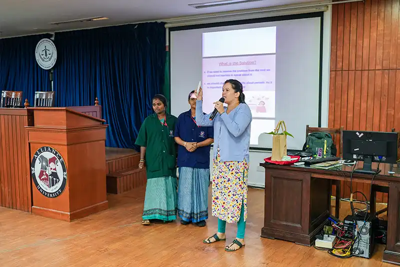 Menstrual Hygiene Awareness Session Conducted for Women Staff 3