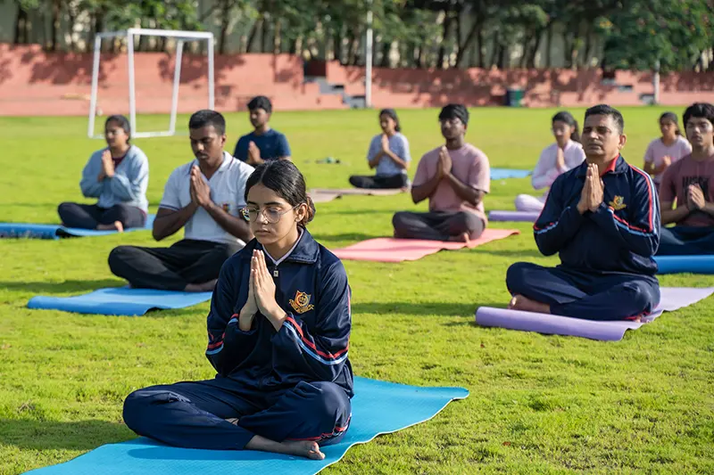 NCC Marks International Day of Yoga at Alliance University - 2