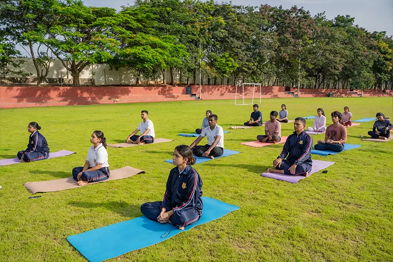 NCC Marks International Day of Yoga at Alliance University - 4
