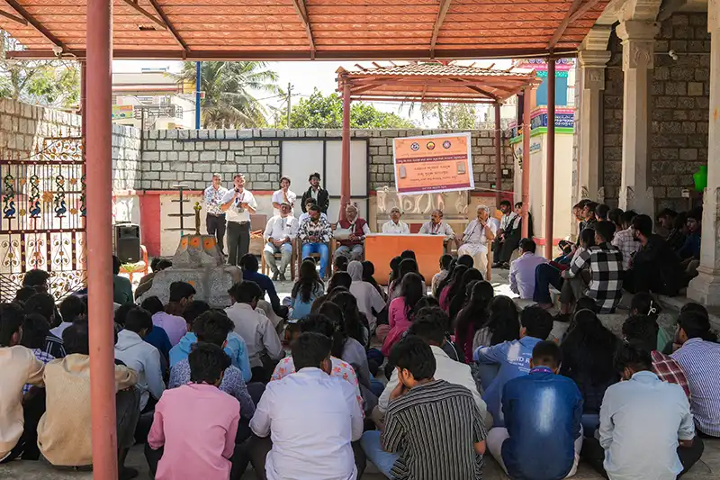 NSS Volunteers Participate in Heritage Conservation Drive in Marasuru Madiwala Village - 14